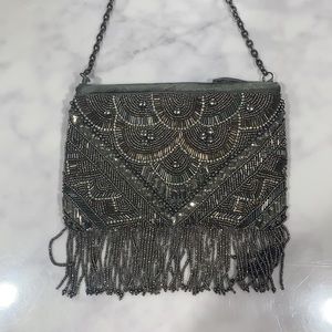 New Soft Beaded Evening Bag
